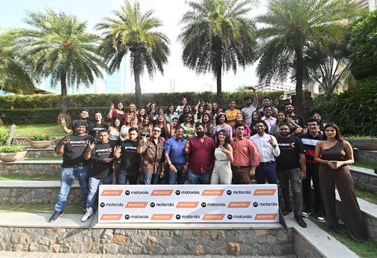 MediaTek Hosts 'Catch-up with Tech' with Lifestyle Influencers in Collaboration with Motorola & Flipkart